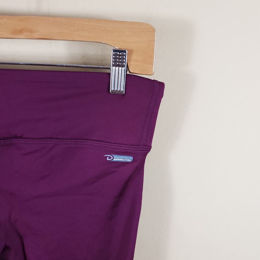 Champion Tech Fleece Tights in Burgundy Size M - Picture 7 of 12